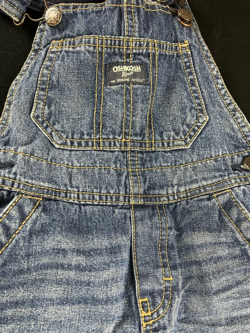 Oshkosh B’gosh Children's Blue Denim Overalls